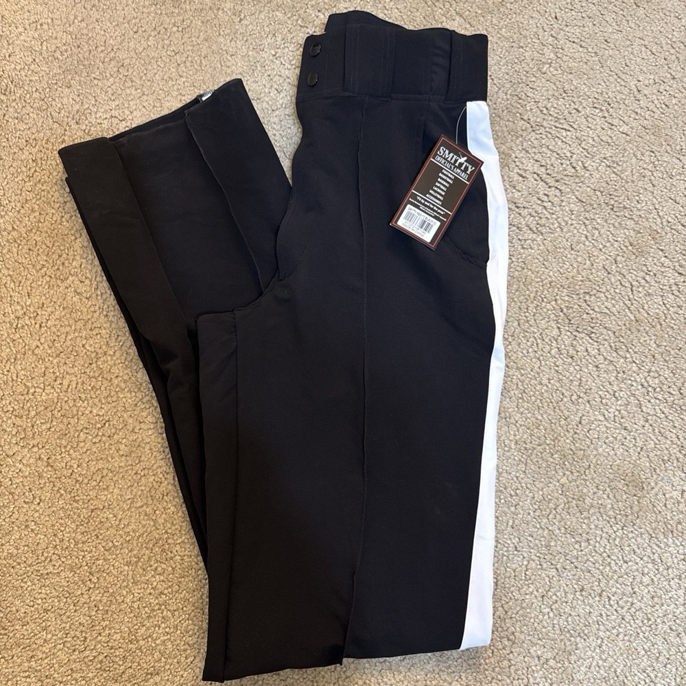 SMITTY | FBS-172 | Officials Pants Referee Black 32 Unhemmed